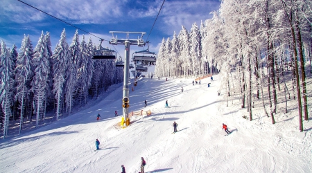 Wintersport Skiliftkarussell Winterberg